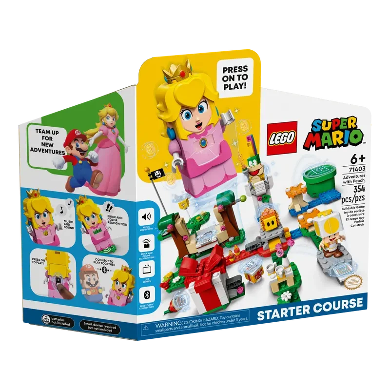 Lego 71403 Super Mario Peach Adventures Starter Course Toy