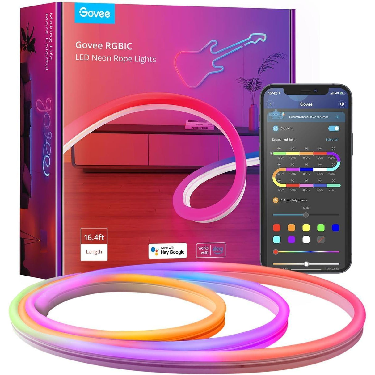 Govee RGBIC LED Neon Rope Lights
