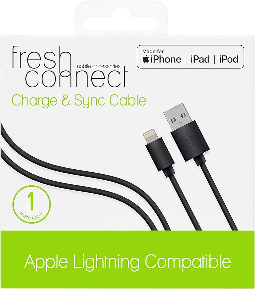 Fresh Connect Charge & Sync Cable Apple Lightning Compatible