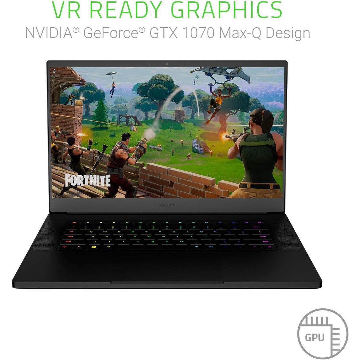 Refurbished Razer Blade 15 15.6" Intel Core i7-8750H 8GB RAM 512GB - Black - Good