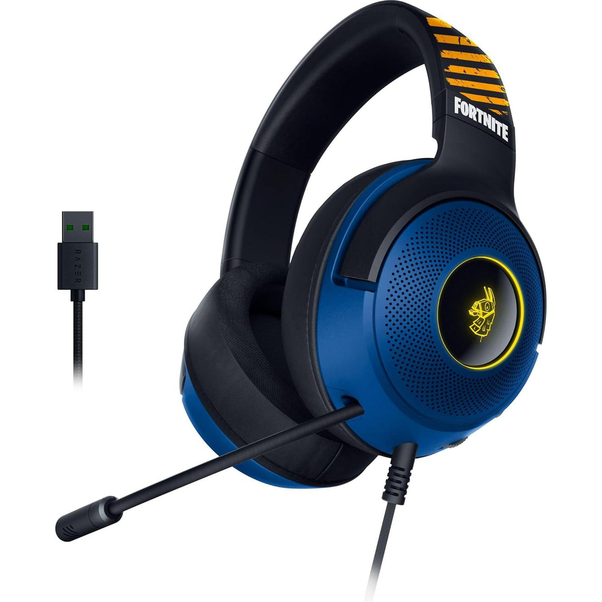 Razer Kraken V3 X Wired USB Gaming Headset - Fortnite Edition - Excellent