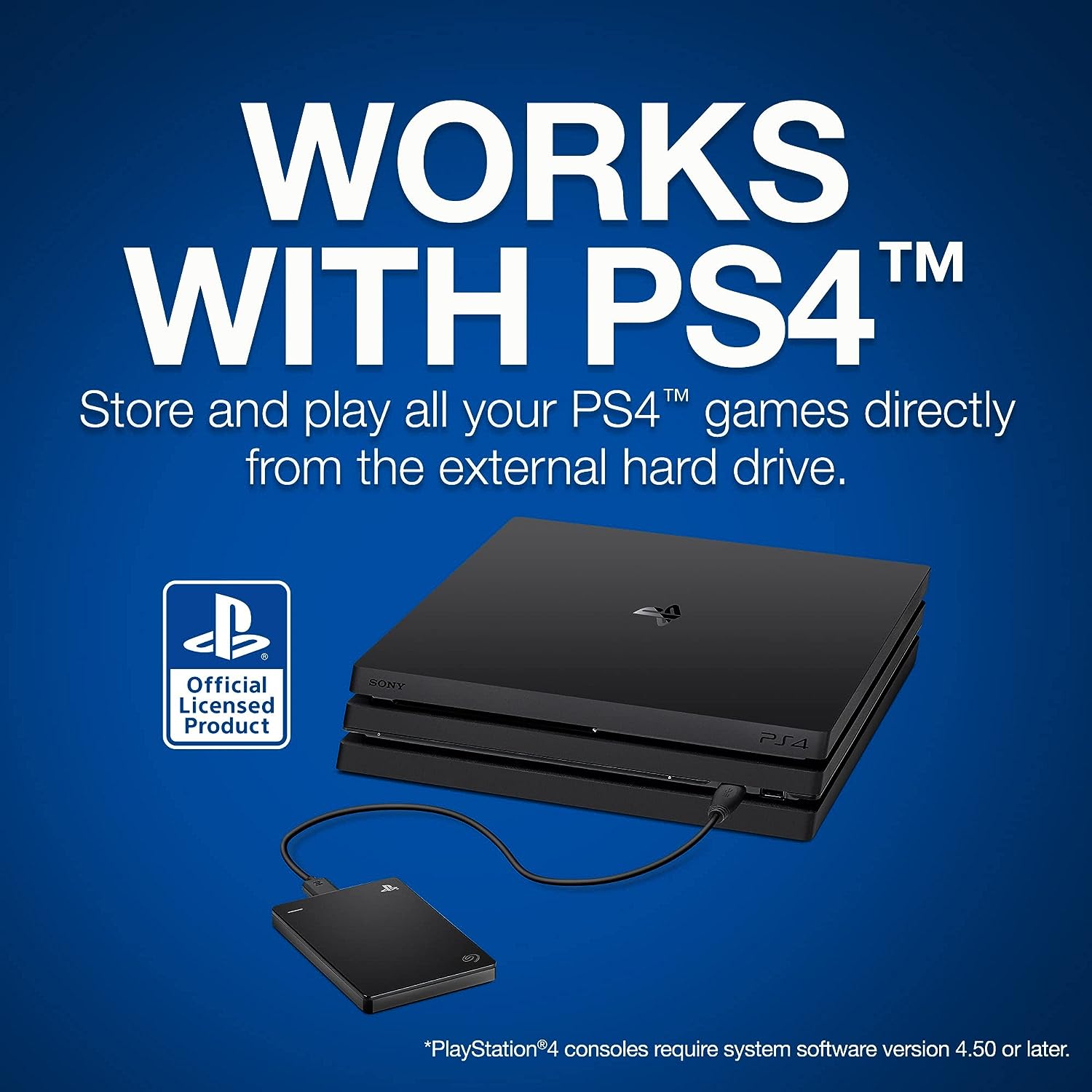 Seagate Game Drive 4TB PS4 & PS5 - New