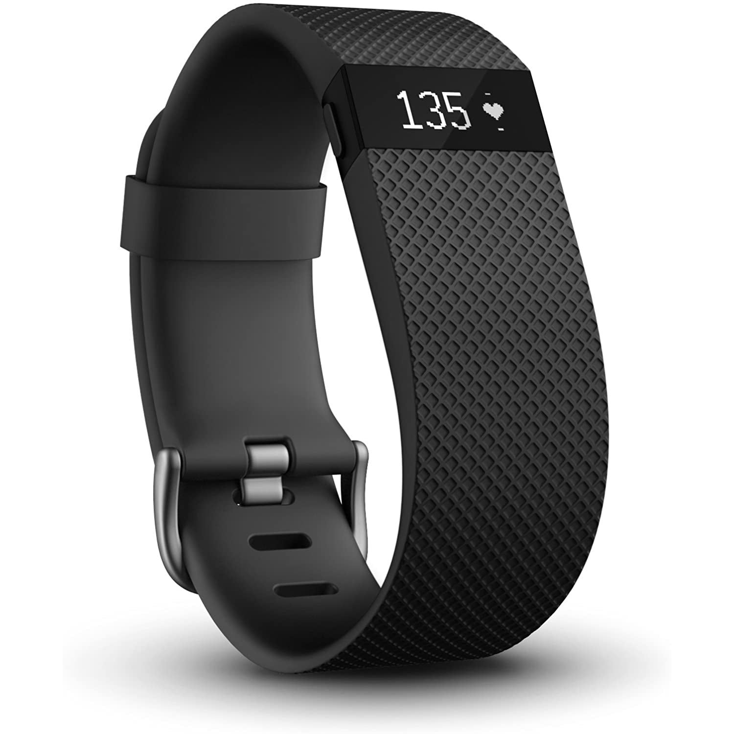 Fitbit Charge HR Heart Rate and Activity Wristband - Black - Refurbished Good
