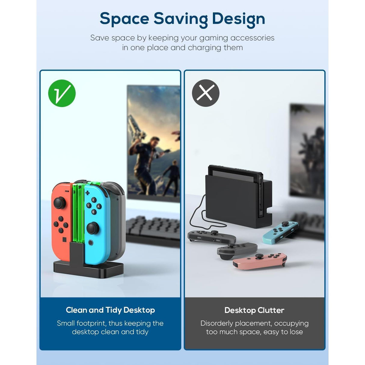 Nintendo Switch Controller Charging Dock - New