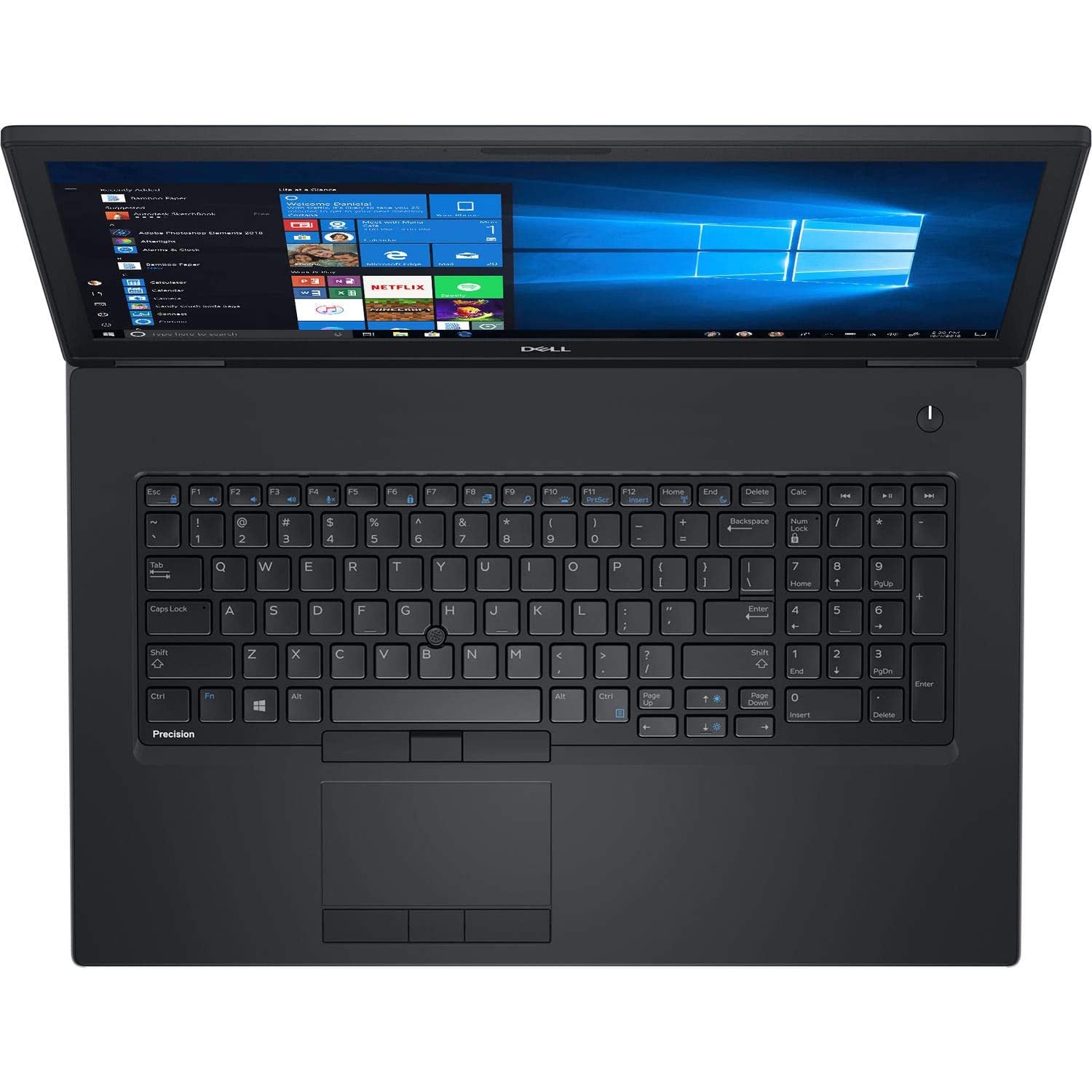 Dell Precision 7730 17" Laptop Intel Core i7-8850H 64GB RAM 2TB HDD - Black - Refurbished Excellent