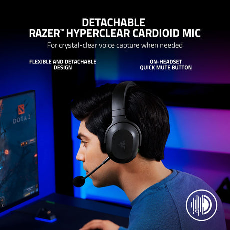 Razer Barracuda X 2022 Edition Wireless Headset - Black - Refurbished Pristine