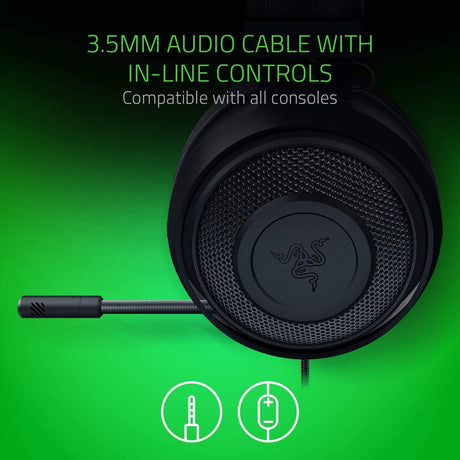 Razer Kraken Multi-Platform Gaming Headset - Black