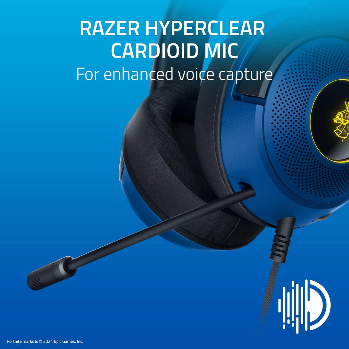 Razer Kraken V3 X Wired USB Gaming Headset - Fortnite Edition - Excellent