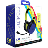 Stealth C6-100 LED Gaming Headset - Yellow / Blue - Excellent