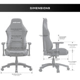 Anda Seat Luna Premium Large Gaming Chair - Black Fabric - Excellent