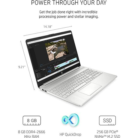 HP 15-DY2024NR Intel Core i5-1135G7 8GB RAM 256GB - Silver