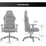 Anda Seat Luna Premium Large Gaming Chair - Black / Blue - Excellent