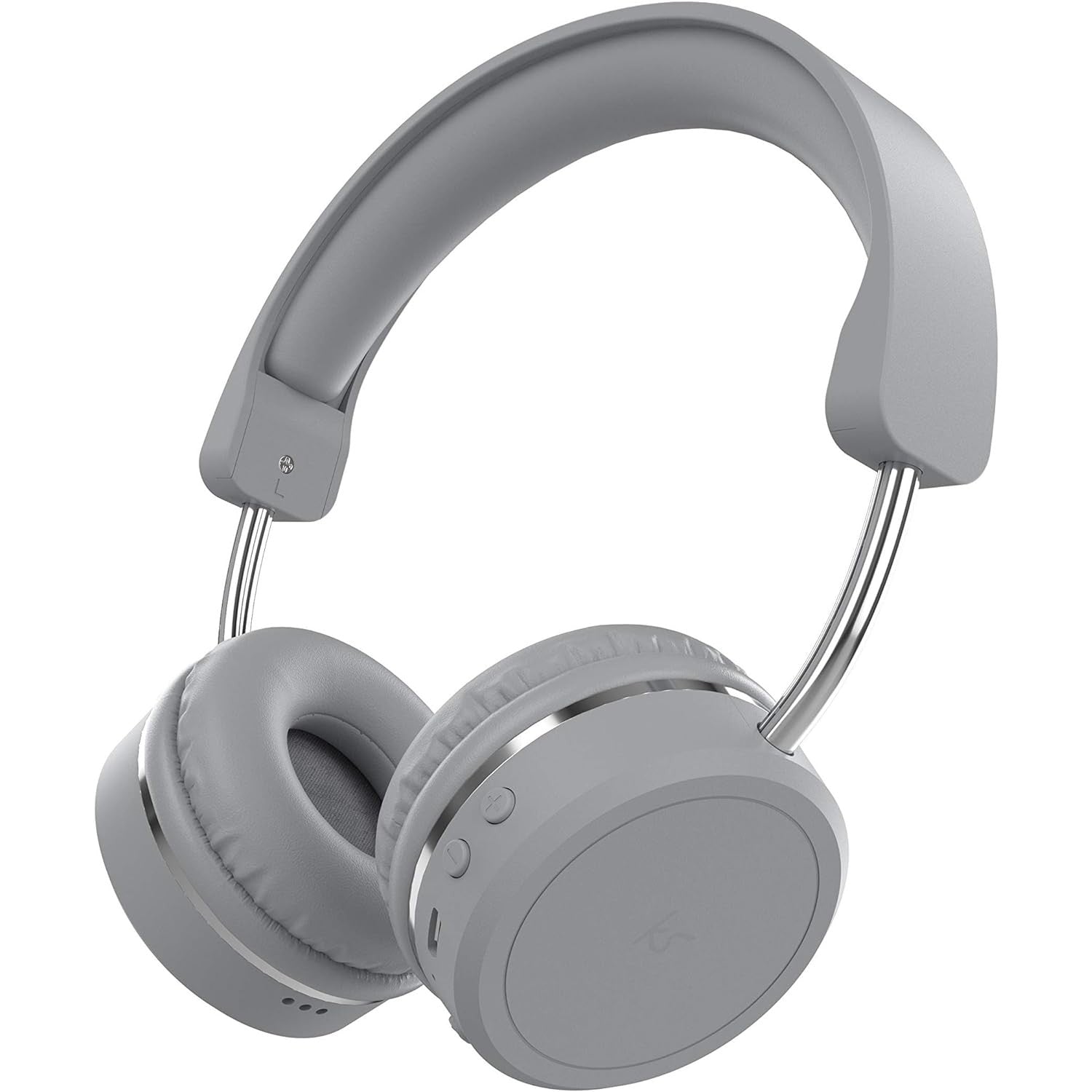 KitSound Metro X Wireless On-Ear Headphones - Grey - Refurbished Pristine