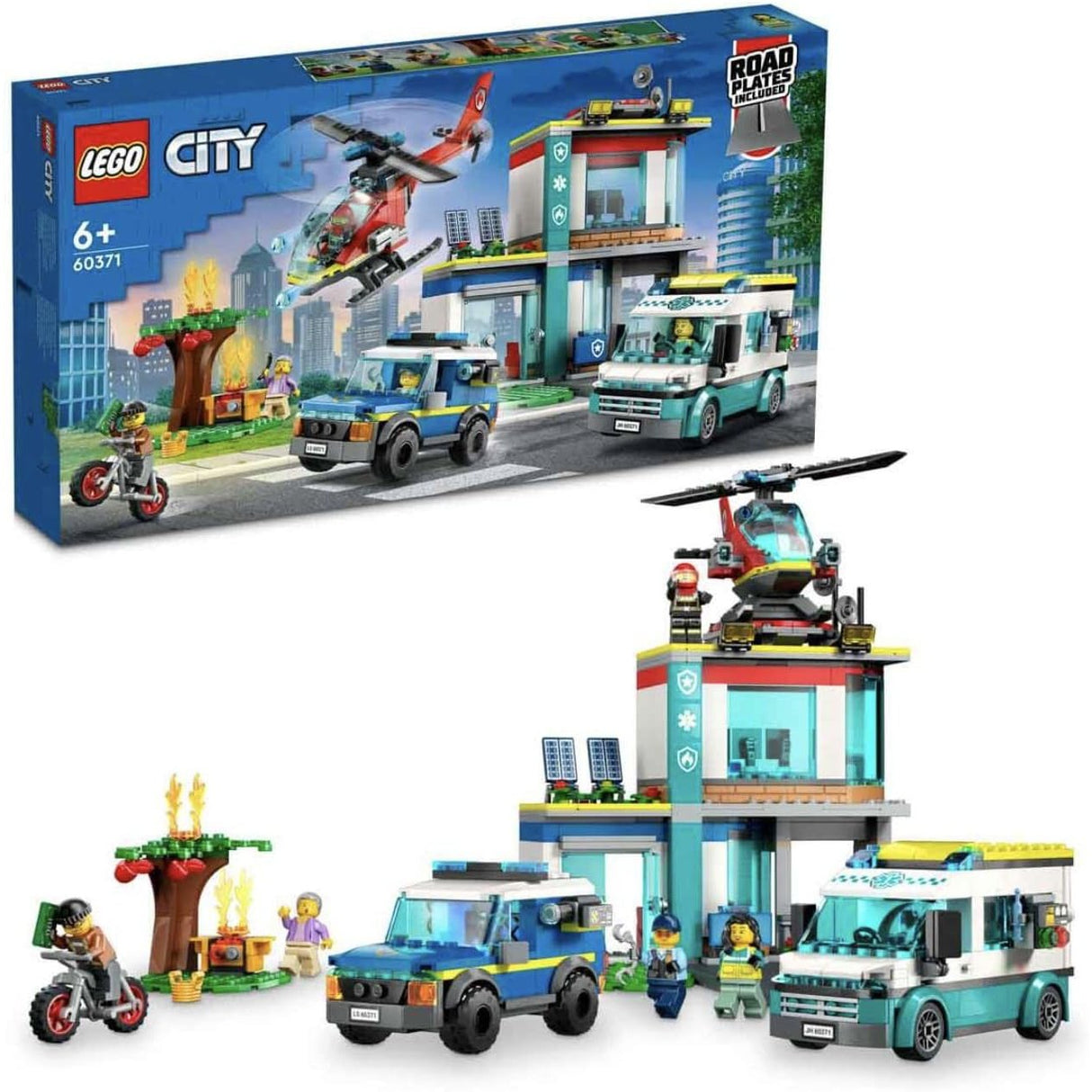 LEGO City 60371 Police Emergency Vehicles HQ