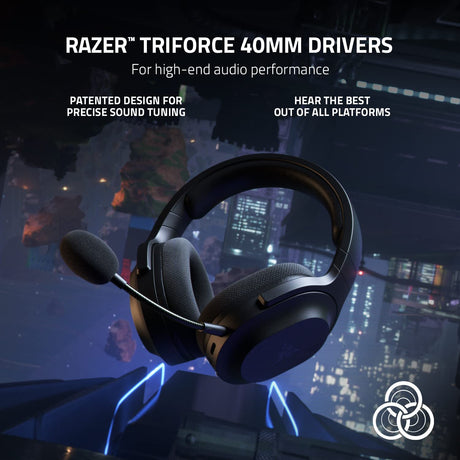 Razer Barracuda X 2022 Edition Wireless Headset - Black - Refurbished Pristine