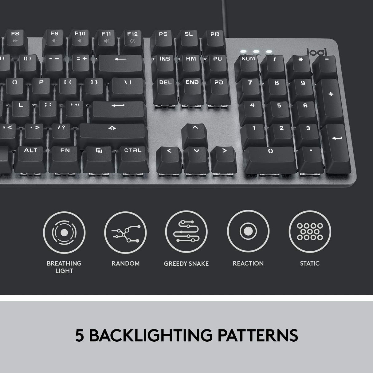 Logitech K845 Mechanical USB Illuminated Keyboard - Pristine