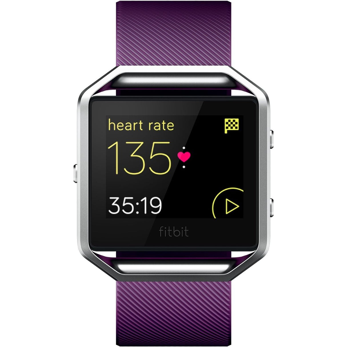 Fitbit Blaze Fitness Activity Tracker (FB502) - Black / Purple - Refurbished Excellent