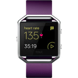 Fitbit Blaze Fitness Activity Tracker (FB502) - Black / Purple - Refurbished Excellent