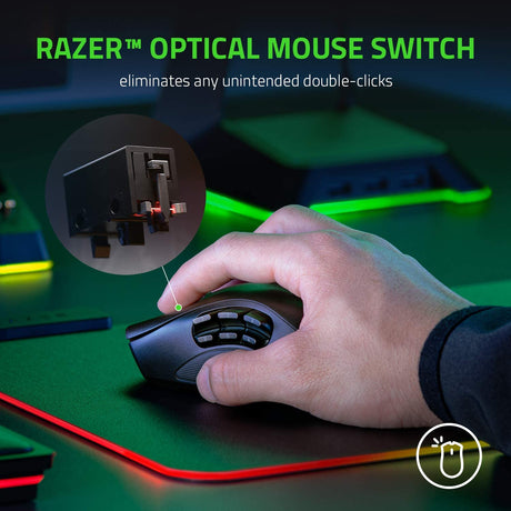 Razer Naga Pro Wireless Gaming Mouse - Black