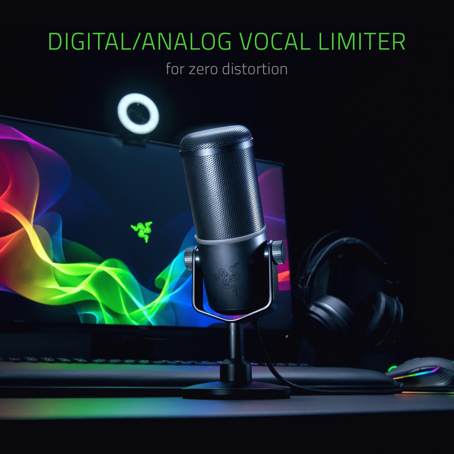 Razer Seiren Elite Professional-Grade Dynamic Streaming Microphone