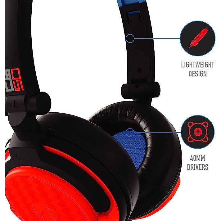 Stealth C6-50 Stereo Multi-Platform Gaming Headset - Blue & Red