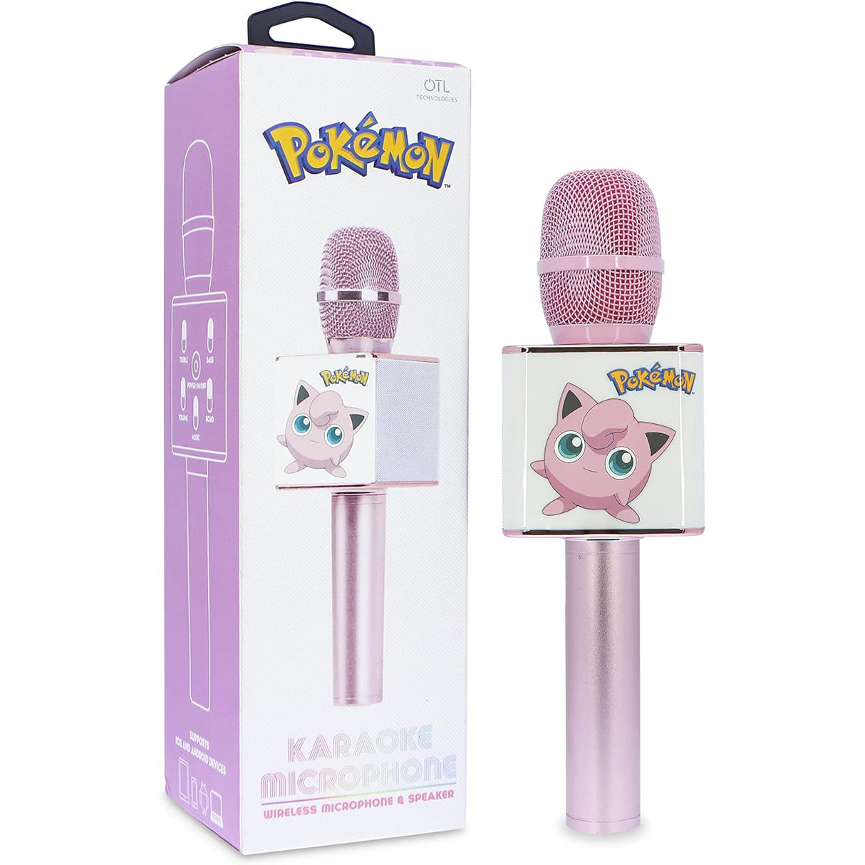 OTL Pokémon Jigglypuff Karaoke Microphone - Pink