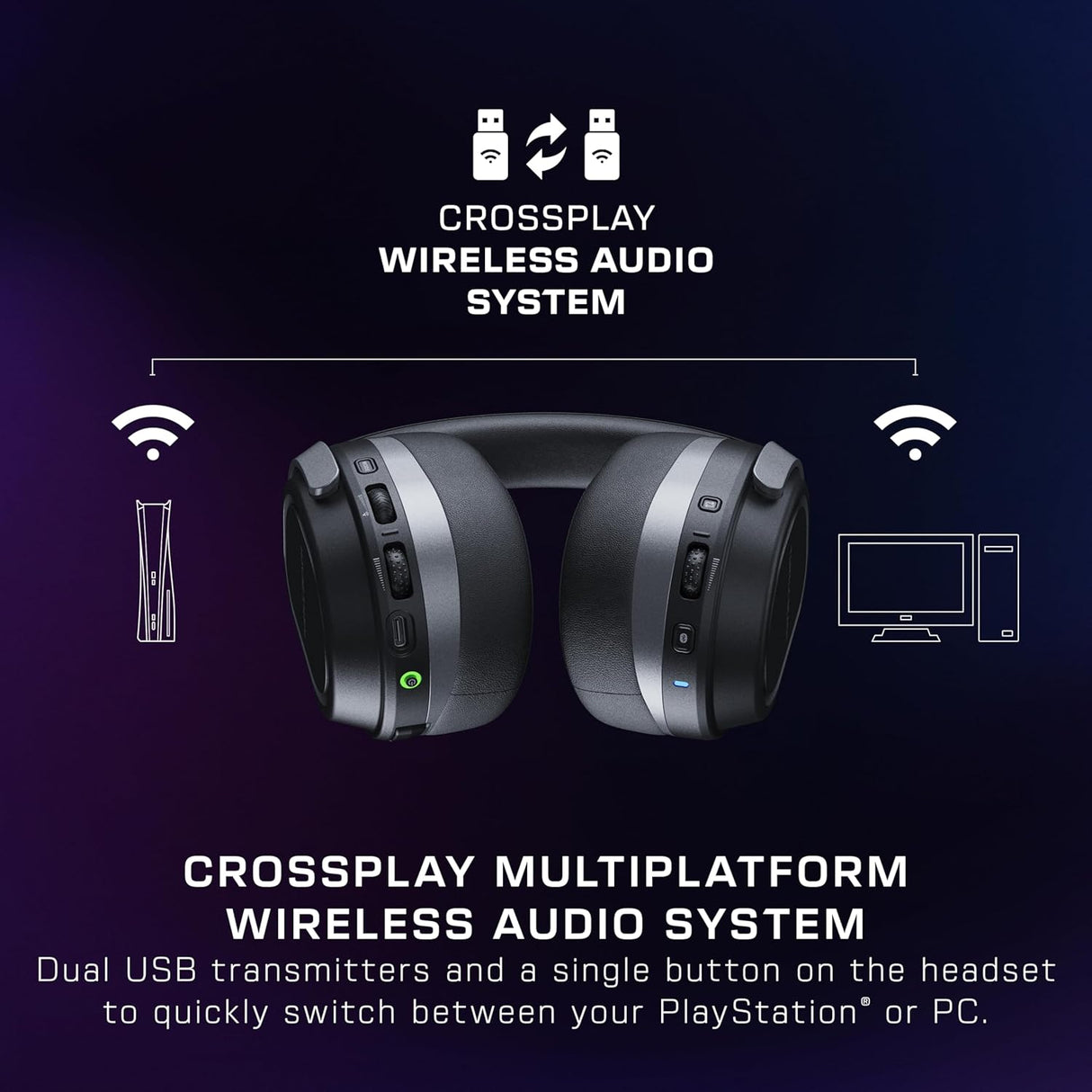 Turtle Beach Stealth 700 Gen 3 PlayStation Wireless Gaming Headset - Black - Pristine