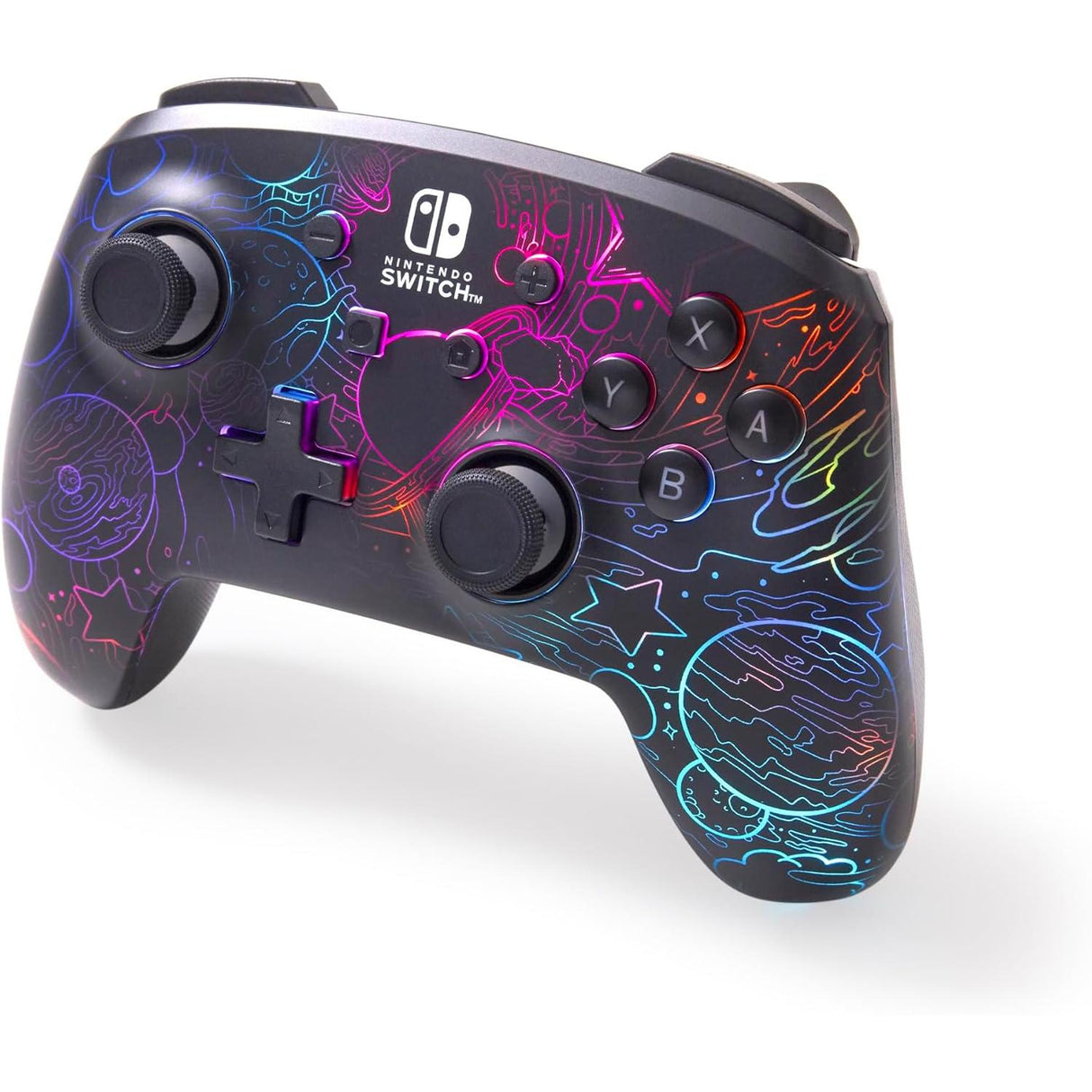 PowerA Enhanced Wireless Controller for Nintendo Switch - Galactic Vortex - Excellent