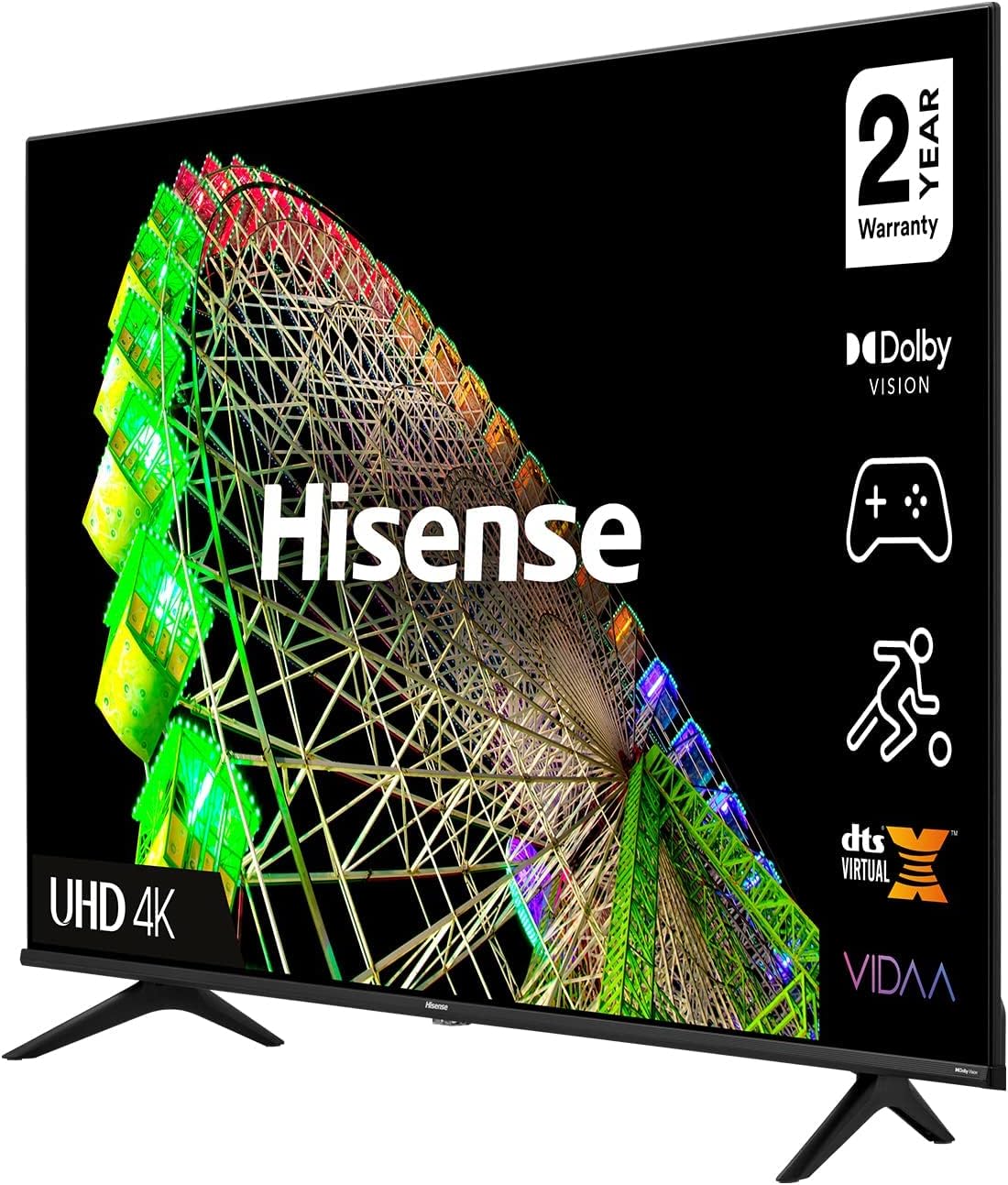 Hisense 43A6BGTUK 43" Smart 4K Ultra HD HDR LED TV - Good