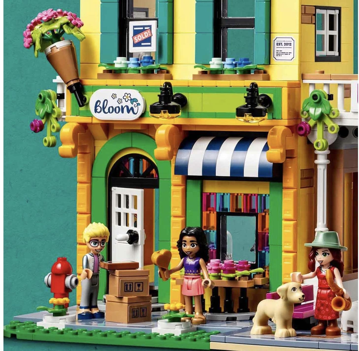 Lego 41732 Friends Downtown Flower and Design Stores Set
