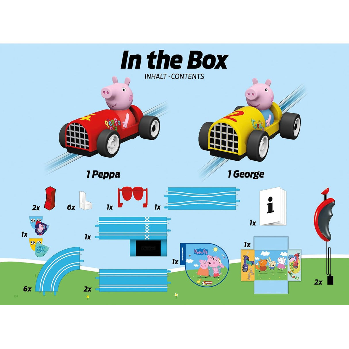 Peppa Pig Carrera First Soapbox Race - New