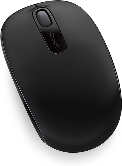 Microsoft 1850 3 Button Wireless Mobile Mouse - Black - Excellent