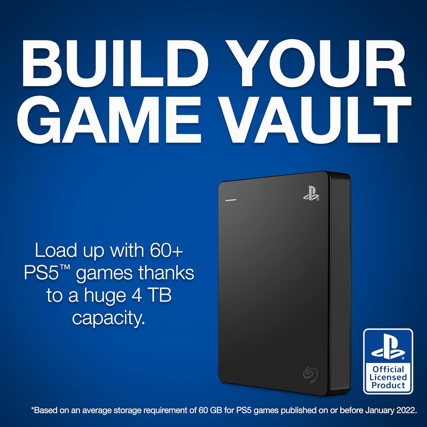 Seagate Game Drive 4TB PS4 & PS5 - New