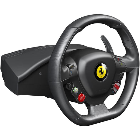 Thrustmaster Ferrari 458 Italia Racing Steering Wheel with Pedals For XBOX 360 - Black - Refurbished Excellent