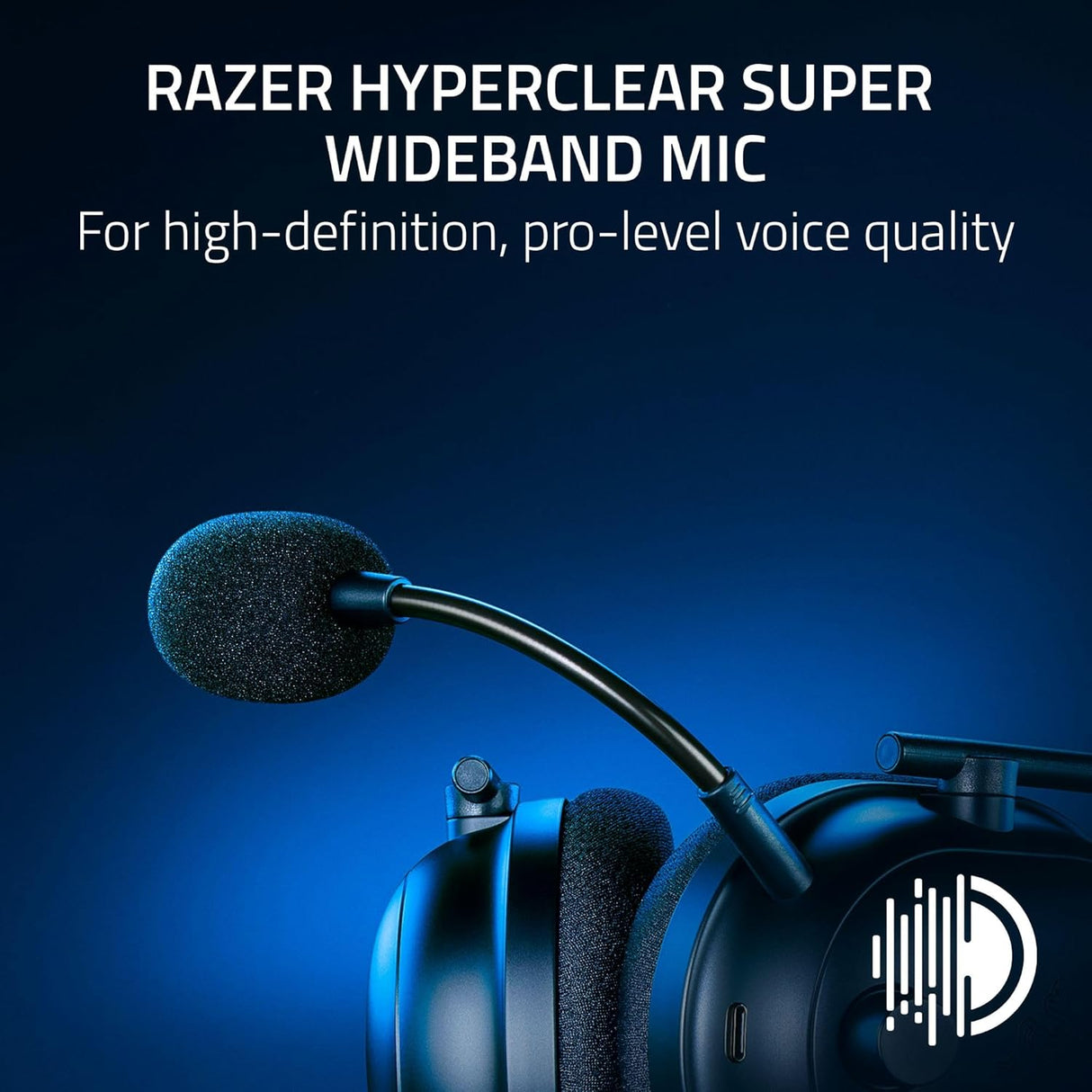 Razer BlackShark V2 Pro for PlayStation Wireless Gaming Headset - Black - Good