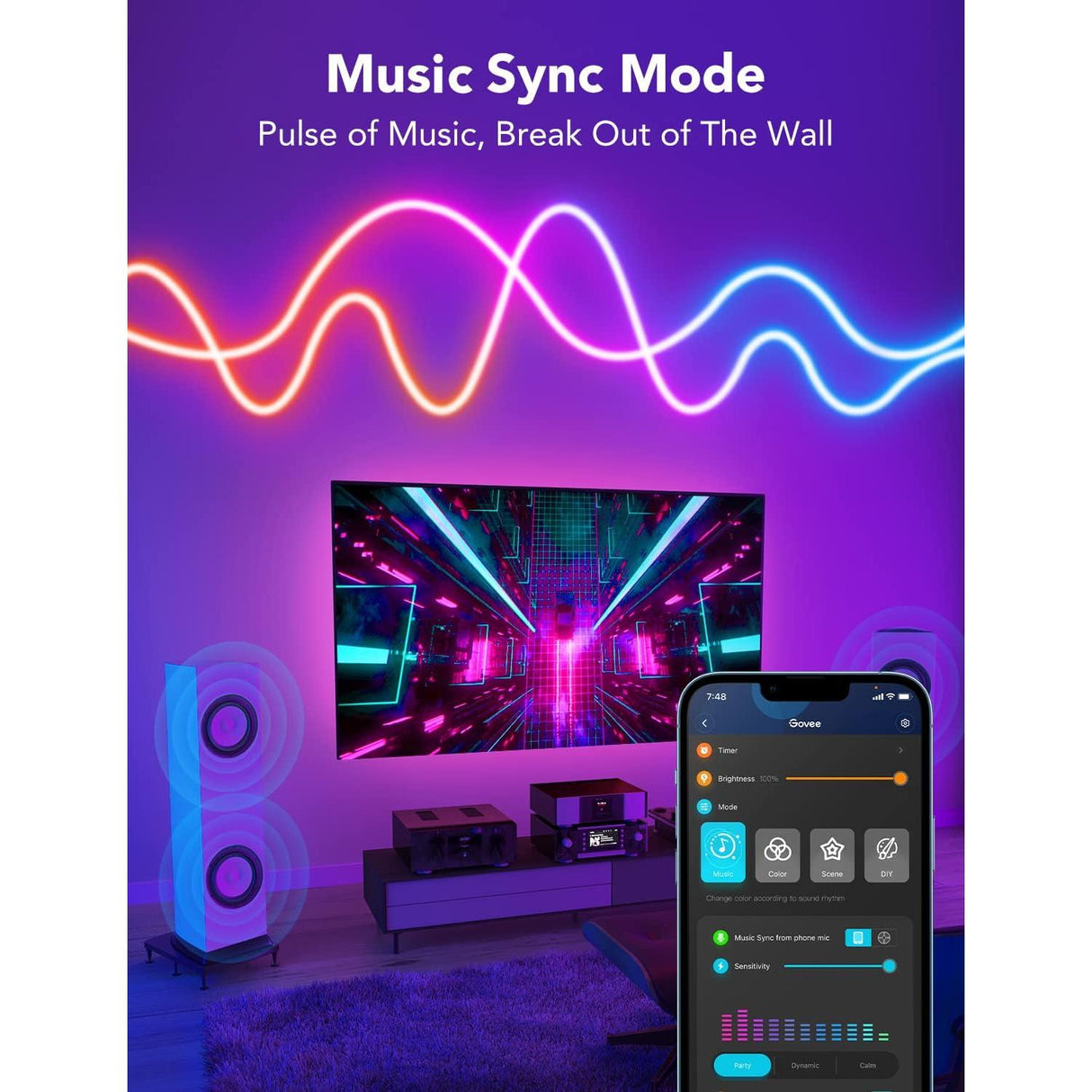 Govee RGBIC LED Neon Rope Lights