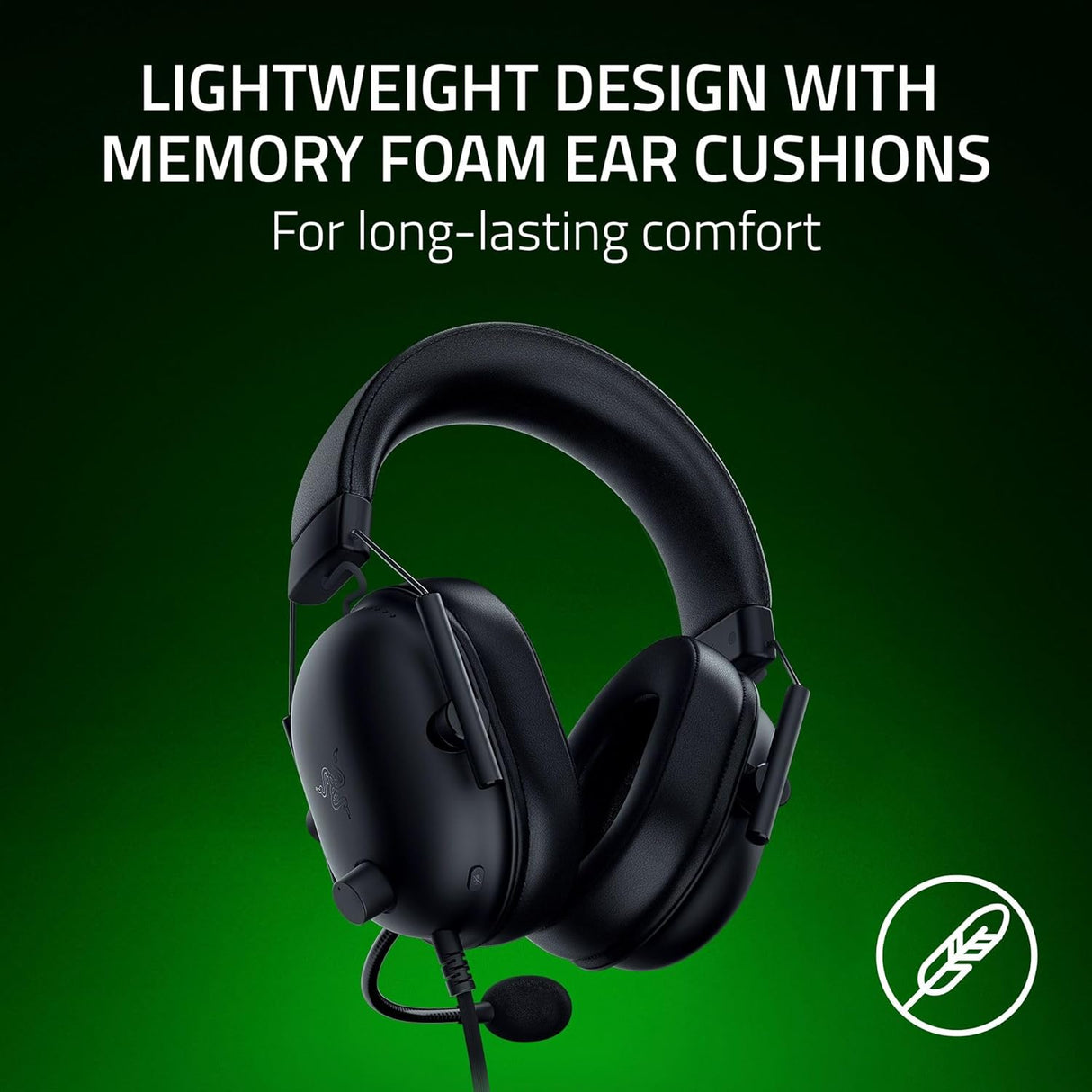 Razer BlackShark V2 X Wired eSports Headset - Black - Pristine