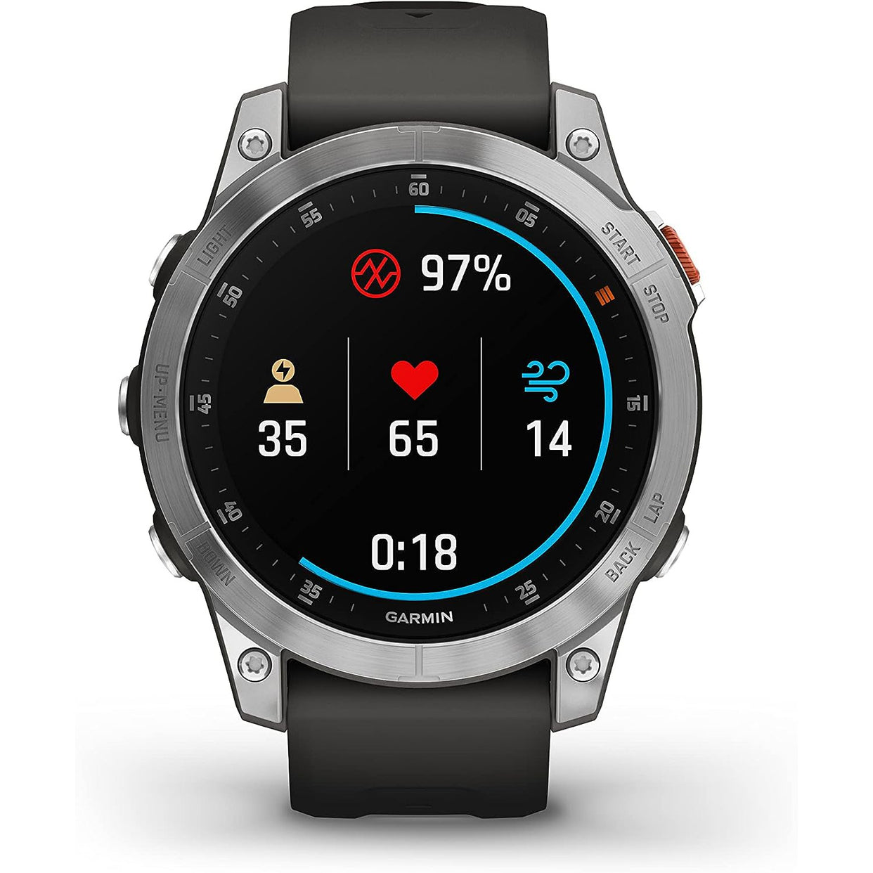 Garmin Epix Gen 2 Smart Watch 47mm - Grey & Silver - Pristine