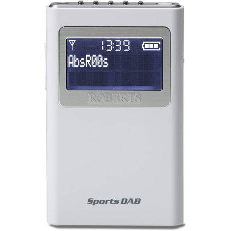 Roberts Sports DAB5 DAB/DAB+/FM Personal Digital Radio - White