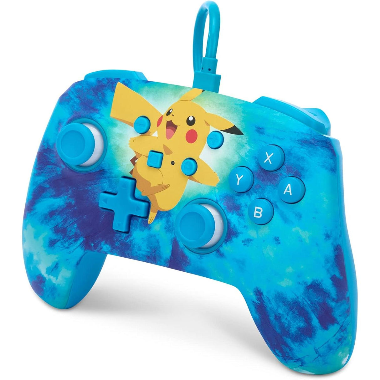 PowerA Enhanced Wired Switch Controller - Tie Dye Pikachu - Pristine