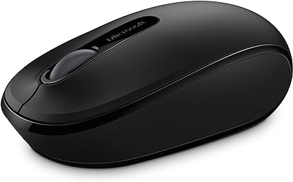 Microsoft 1850 3 Button Wireless Mobile Mouse - Black - Excellent