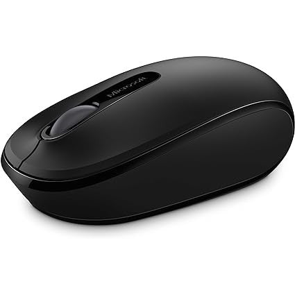 Microsoft 1850 3 Button Wireless Mobile Mouse - Black - Excellent