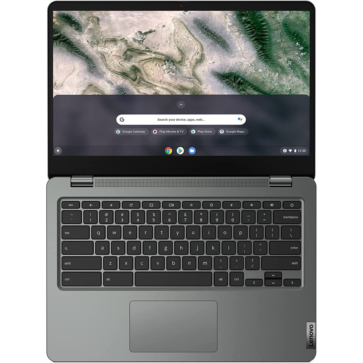 Lenovo IdeaPad 3 82MY000MUK Laptop, AMD 3015CE 4GB RAM 64GB eMMC 14" - Grey