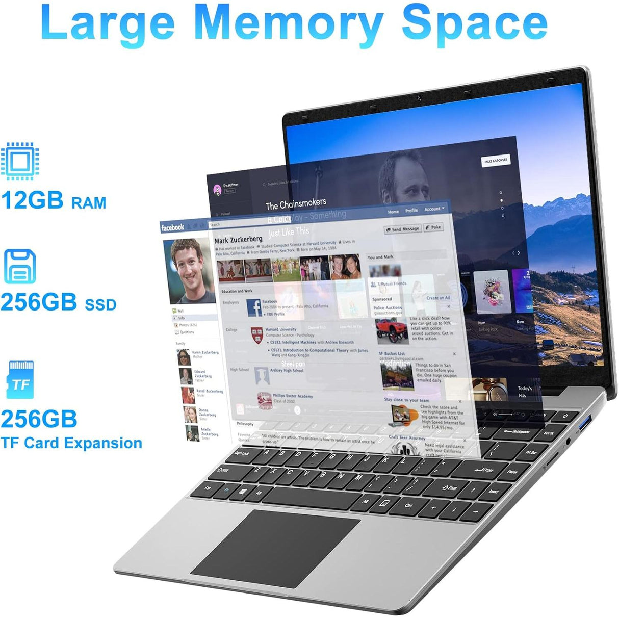 Refurbished Jumper EZbook S5 14" Intel Celeron J4105 12GB RAM 256GB - Grey - Excellent