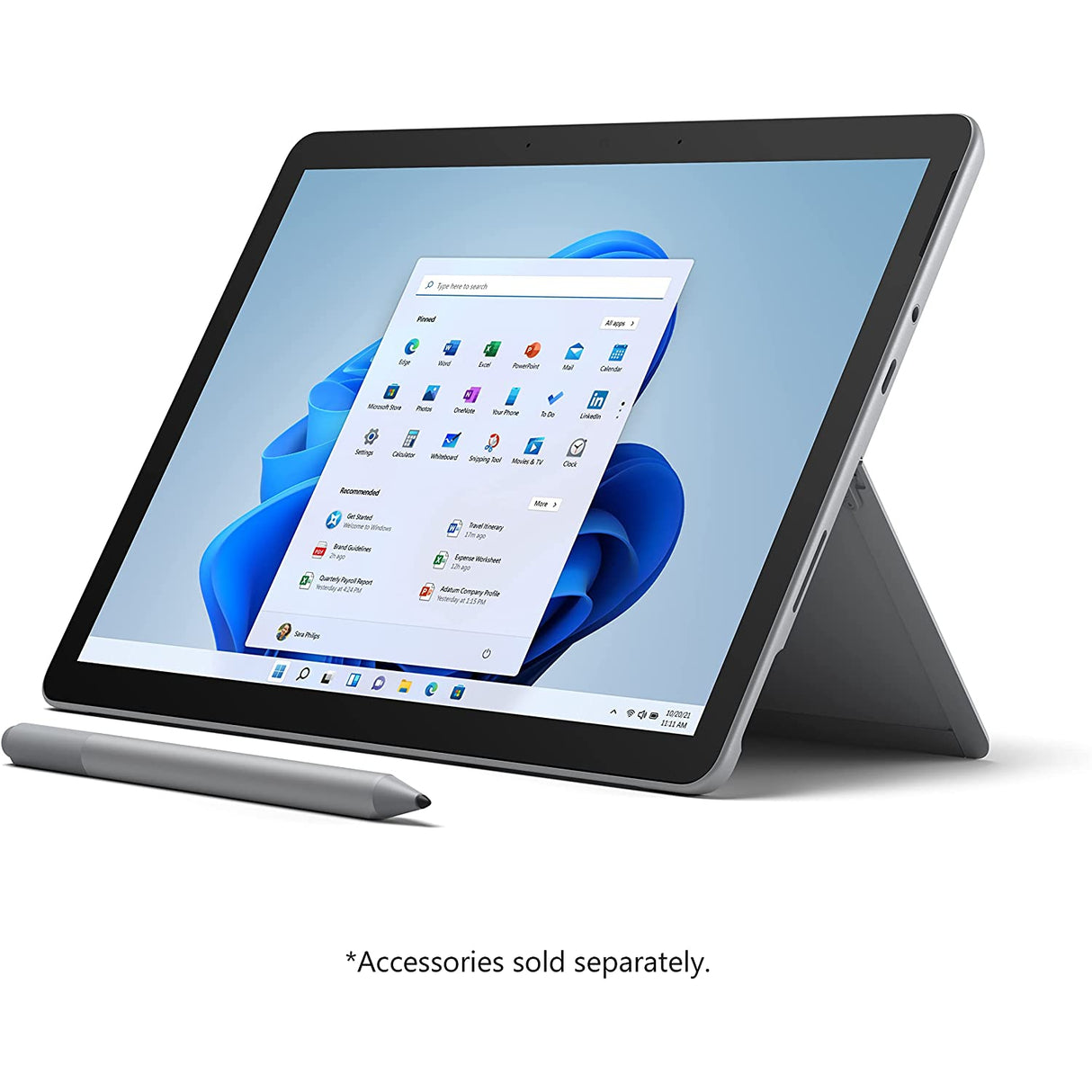 Microsoft Surface Go 2, Intel Pentium Gold, 8GB RAM, 128GB SSD, 10.5”, Platinum - Refurbished Good