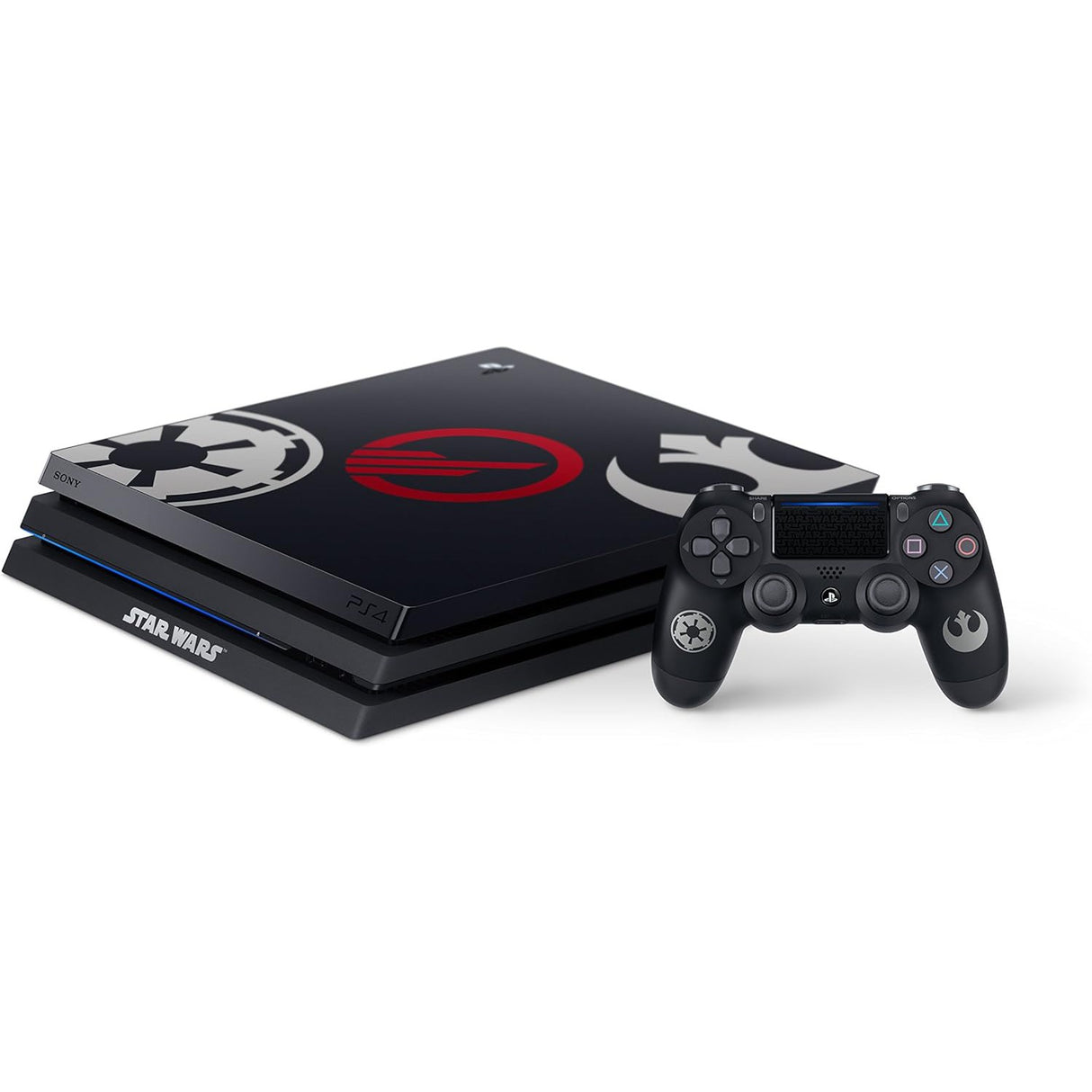 Sony PlayStation 4 Pro Star Wars Battlefront II - 1TB - Black - Good