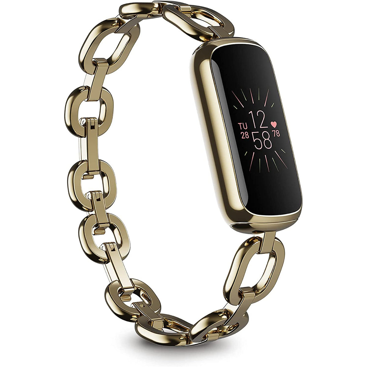 Fitbit Luxe with Gold Gorjana Fitness Tracker - Refurbished Good