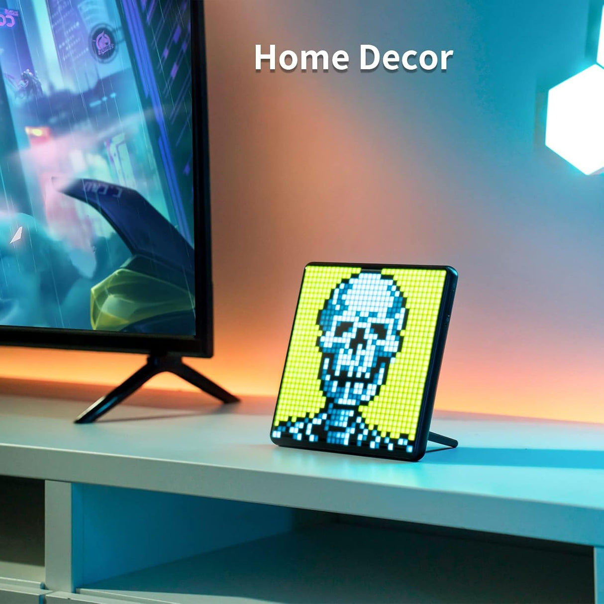Divoom Pixoo-Max Customisable Pixel Art Signboard - New