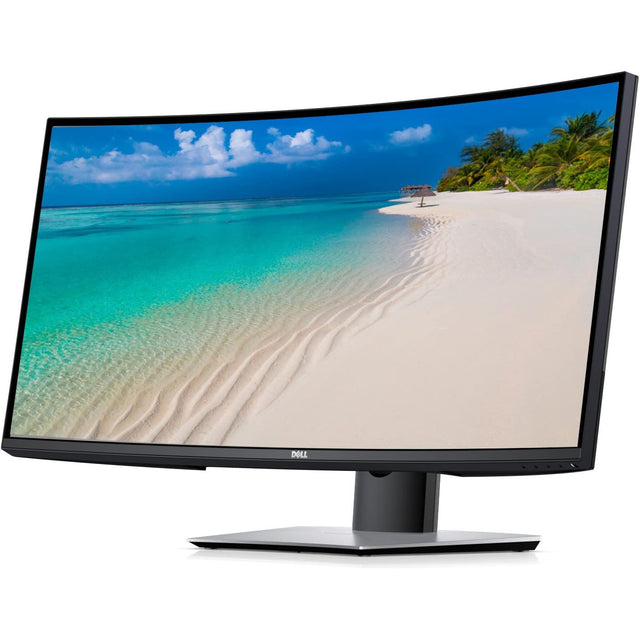 Dell UltraSharp U3417W Curved Monitor, 34”, Black - Refurbished Good