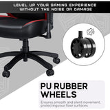 Anda Seat Luna Premium Large Gaming Chair - Black / Red - Excellent